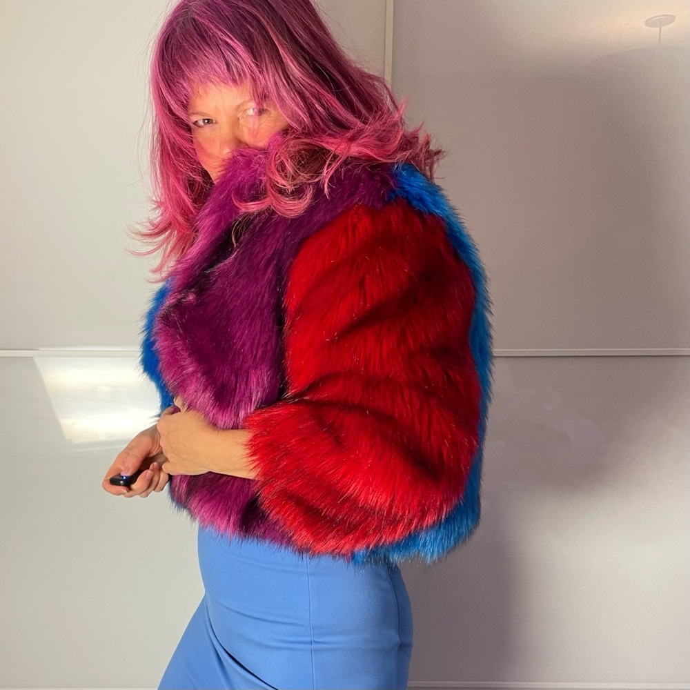 Diesel Faux Fur coat